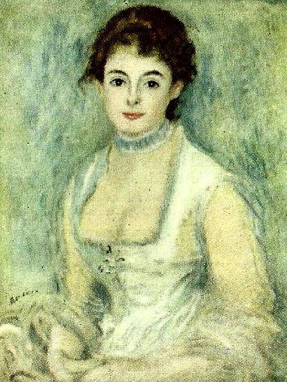 Pierre-Auguste Renoir madame henriot France oil painting art